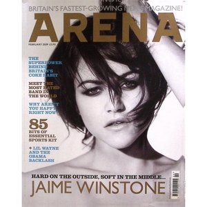 ARENA MAGAZINE 2-2009 JAMIE WINSTONE LIL WAYNE FREIDA PINTO BRITAIN'S COKE Z2240